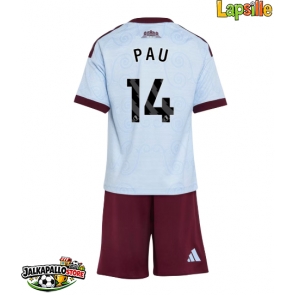 Aston Villa Pau Torres #14 Kolmaspaita Lapsille 2026-27 Lyhythihainen (+ shortsit)